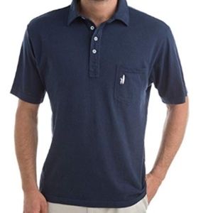 Johnnie-O Men's 4-Button Navy L Polo